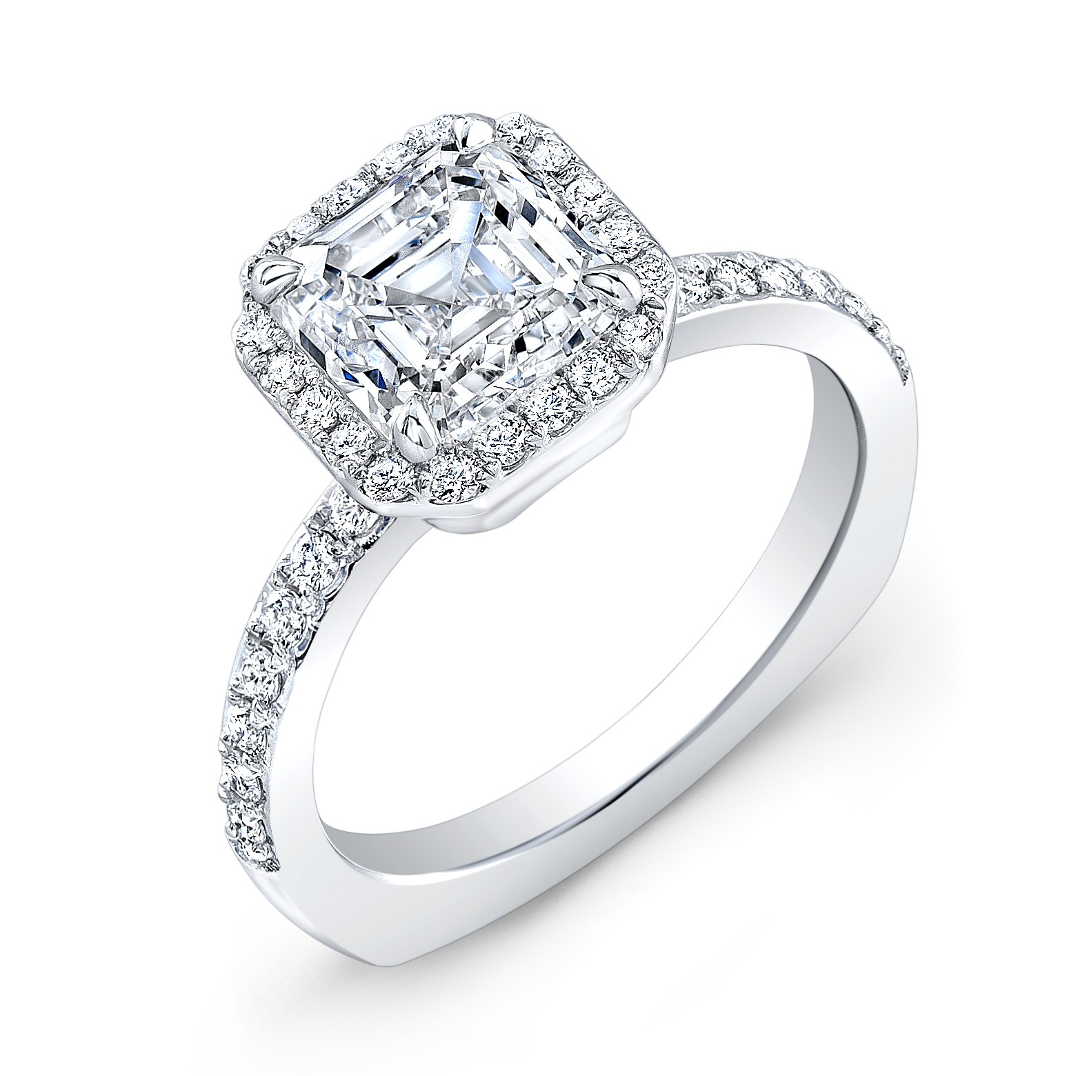 halo style engagement rings