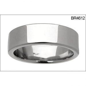 14 KARAT WHITE GOLD GENTS BAND - 2415G