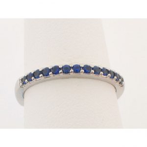 18 KARAT WHITE GOLD DIAMOND WEDDING BAND - 1036WBSA