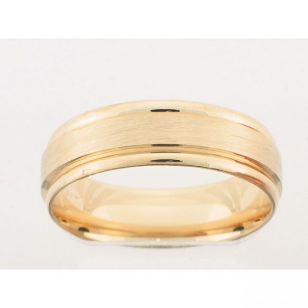 14 KARAT WHITE GOLD GENTS BAND - 2644G