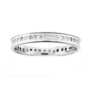 14 KARAT WHITE GOLD DIAMOND WEDDING BAND with 40 Diamond(s) 0.20ctw