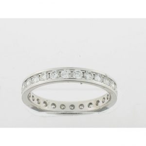 14 KARAT WHITE GOLD DIAMOND WEDDING BAND with 26 Diamond(s) 1.00ctw