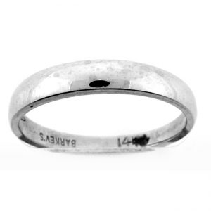 14 KARAT WHITE GOLD DIAMOND WEDDING BAND with 0 Diamond(s) 0.00ctw