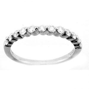 PALLADIUM DIAMOND WEDDING BAND with 12 Diamond(s) 0.40ctw