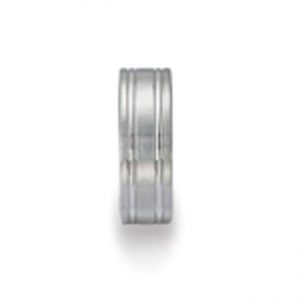 14 KARAT WHITE GOLD GENTS BAND