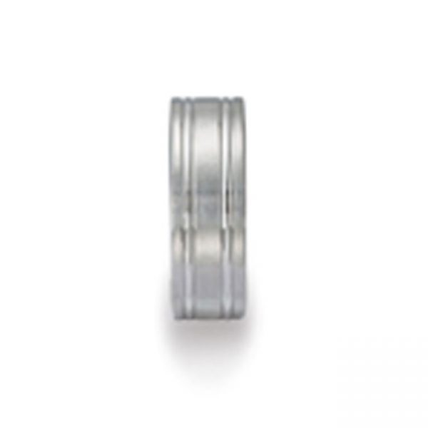 14 KARAT WHITE GOLD GENTS BAND