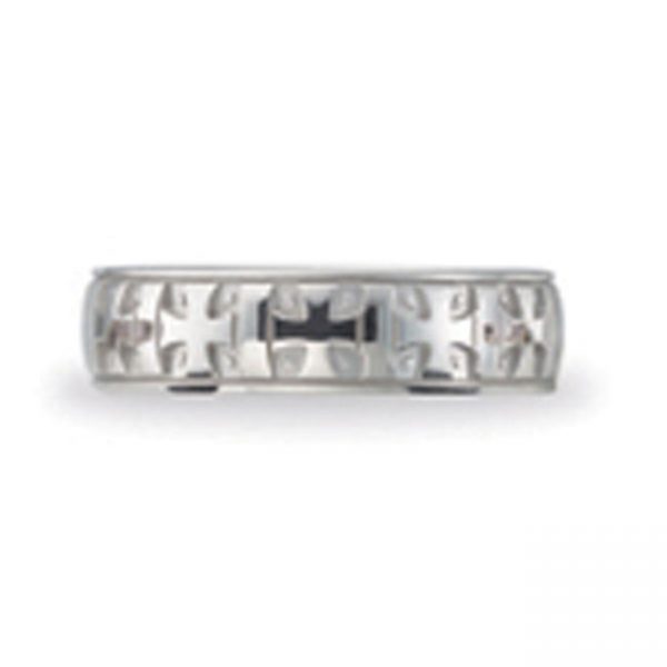 14 KARAT WHITE GOLD GENTS BAND - 2801G