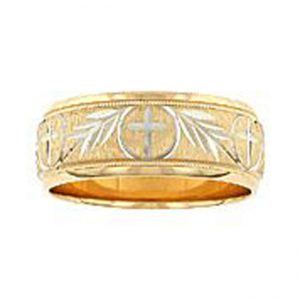 14 KARAT YELLOW GOLD GENTS BAND - 2848G