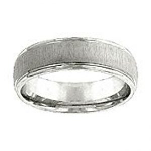 14 KARAT WHITE GOLD GENTS BAND - 2851G