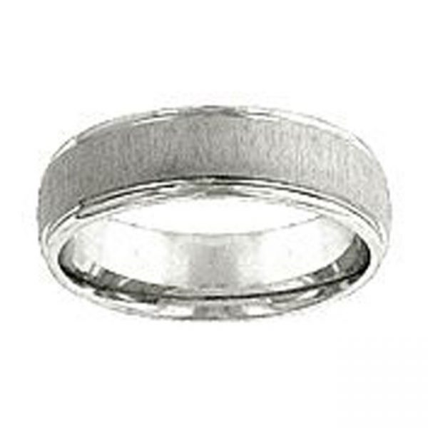 14 KARAT WHITE GOLD GENTS BAND - 2851G