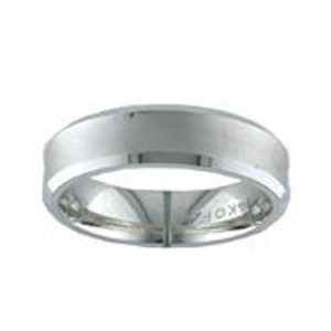 14 KARAT WHITE GOLD GENTS BAND