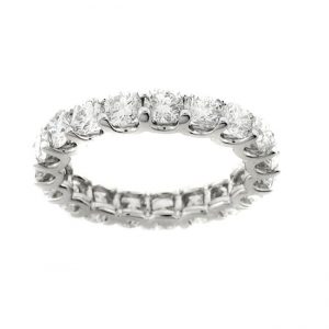 18 KARAT WHITE GOLD DIAMOND WEDDING BAND - WB0421