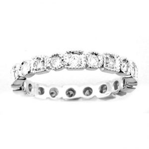14 KARAT WHITE GOLD DIAMOND WEDDING BAND with 20 Diamond(s) 0.50ctw