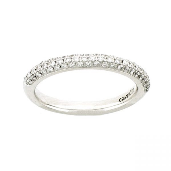 14 KARAT WHITE GOLD DIAMOND WEDDING BAND with 67 Diamond(s) 0.33ctw