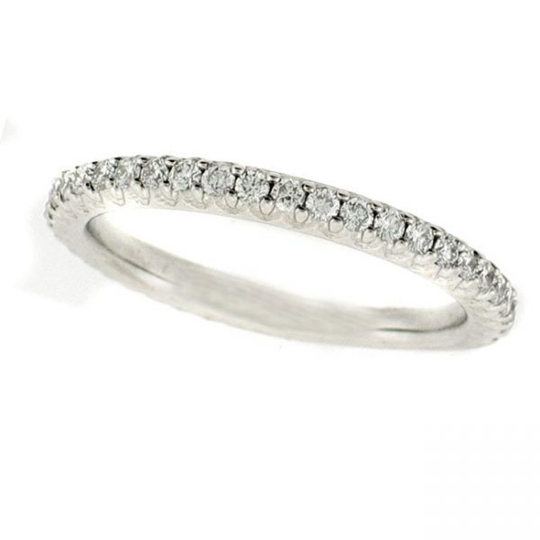PLATINUM DIAMOND WEDDING BAND with 33 Diamond(s) 0.34ctw