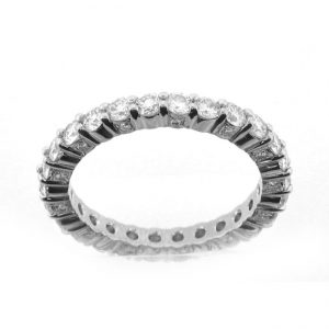 PLATINUM DIAMOND WEDDING BAND with 26 Diamond(s) 1.31ctw