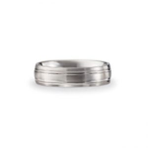 14 KARAT WHITE GOLD GENTS BAND