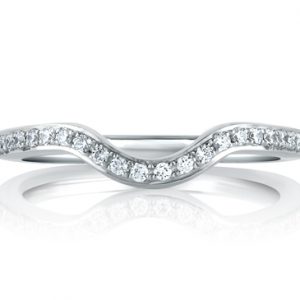 Perfect Fit Pavé Signature Contour Band