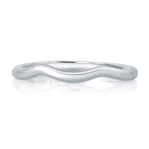Modern Plain Wedding Band