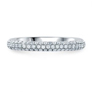 Delicate Pavé Bridal Wedding Band