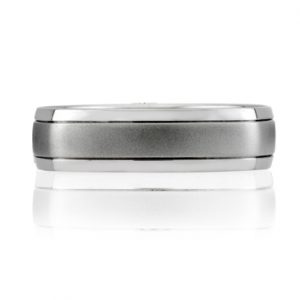Classic Center Brushed Men's Signature Band