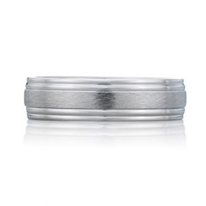 Scratch Finish Modern Men's Ring