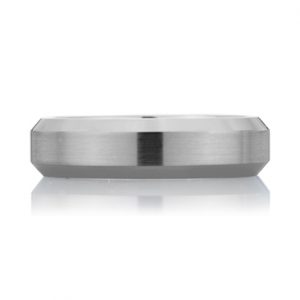 Concave Edged Men's Ring