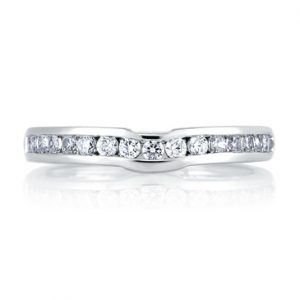 Sparkling Diamond Channel Set Band