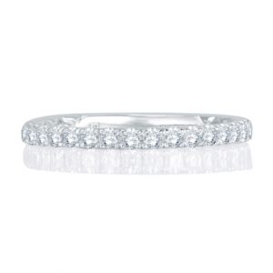Delicate Quilted Anniversary Band