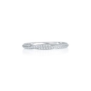 Exquisite Delicate Quilted Anniversary Band