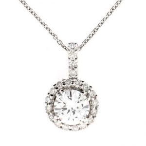 18 KARAT WHITE GOLD PENDANT with 20 Diamond(s) 0.20ctw