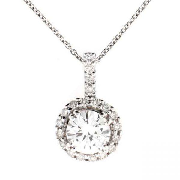 18 KARAT WHITE GOLD PENDANT with 20 Diamond(s) 0.20ctw