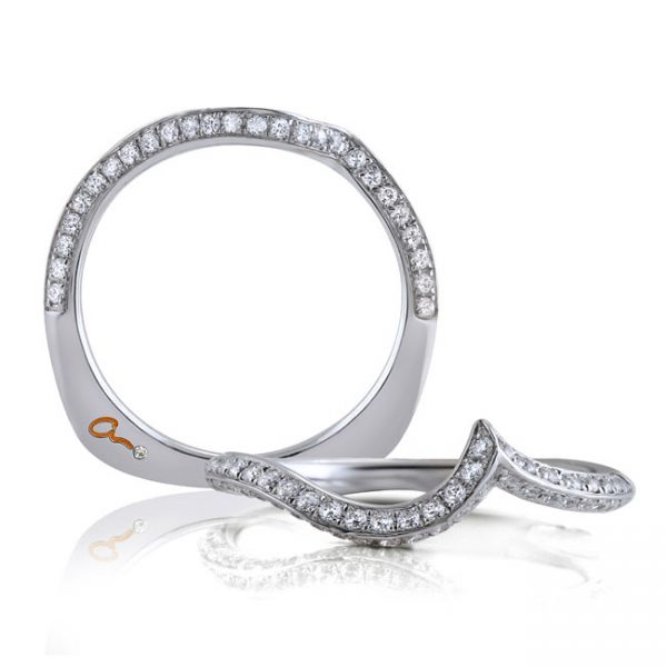 18 KARAT WHITE GOLD MATCHING BAND with 74 Diamond(s) 0.38ctw