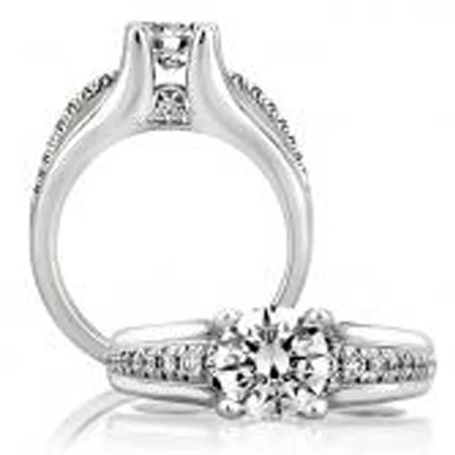 18 KARAT WHITE GOLD WEDDING RING with diamonds - 4031WR