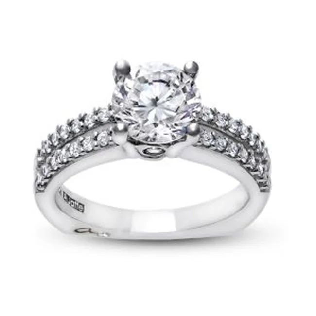 18 KARAT WHITE GOLD WEDDING RING with diamonds - 3922WR-A