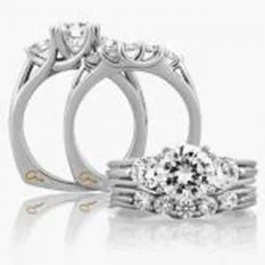 18 KARAT WHITE GOLD WEDDING RING with diamonds - 4042WR