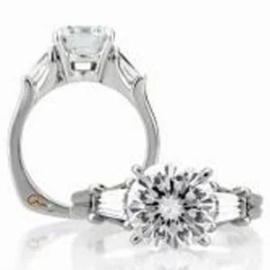 18 KARAT WHITE GOLD WEDDING RING with diamonds - 4068WR