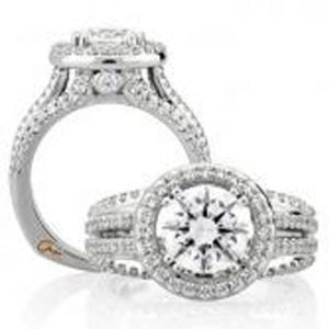18 KARAT WHITE GOLD WEDDING RING with diamonds - 4078WR