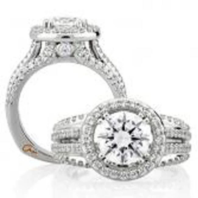 18 KARAT WHITE GOLD WEDDING RING with diamonds - 4078WR
