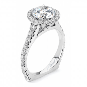 Michael M. Euro Shank Diamond Engagement Ring