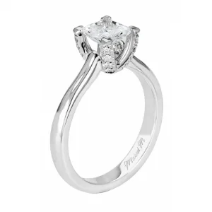 Michael M Princess-Cut Diamond Solitaire Engagement Ring