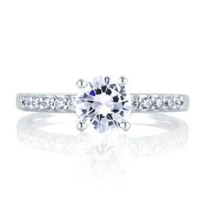 CLASSIC SHARED PRONG ENGAGEMENT RING
