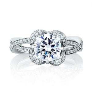 DIAMOND FLORAL SEASONS OF LOVE ENGAGEMENT RING