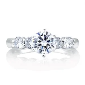 CLASSIC FIVE STONE SIGNATURE ENGAGEMENT RING