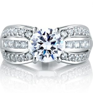 SIGNATURE THREE ROW ENGAGEMENT RING