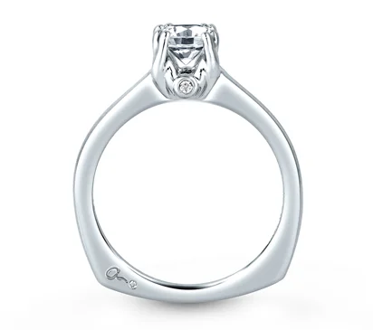 SPLIT PRONG SIMPLE SOLITAIRE ENGAGEMENT RING