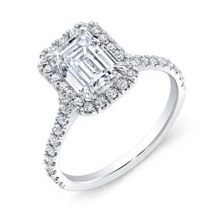 18 KARAT WHITE GOLD WEDDING RING - 5153WR-EM