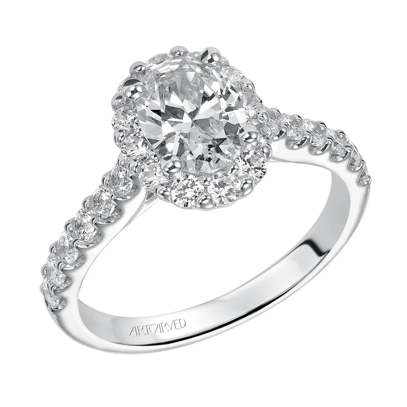 Genesis' Diamond Halo Engagement Ring  - 31-V439EVW