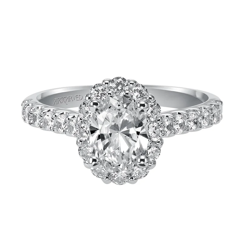 Genesis' Diamond Halo Engagement Ring  - 31-V439EVW