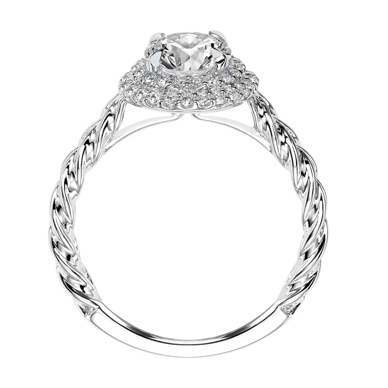 Mallory' Double Halo Engagement Ring  - 31-V463ERW-E.00
